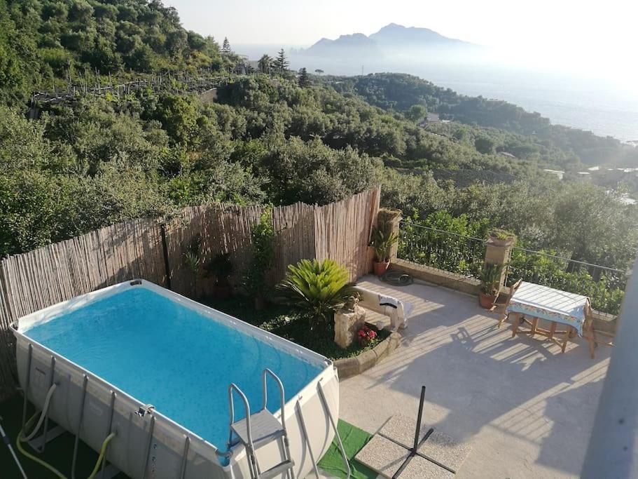 Villa Capri Wonderful View Massa Lubrense Exterior foto