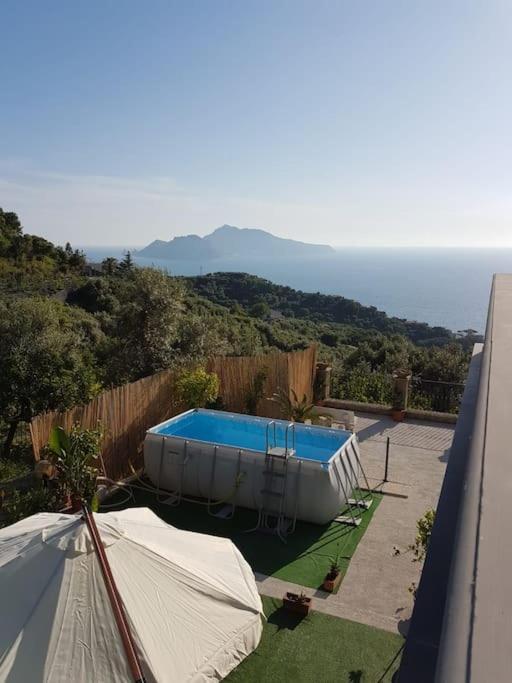 Villa Capri Wonderful View Massa Lubrense Exterior foto